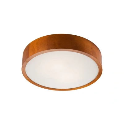 Image of Round Cylindrical Ceiling Light Rustic, 2x E27