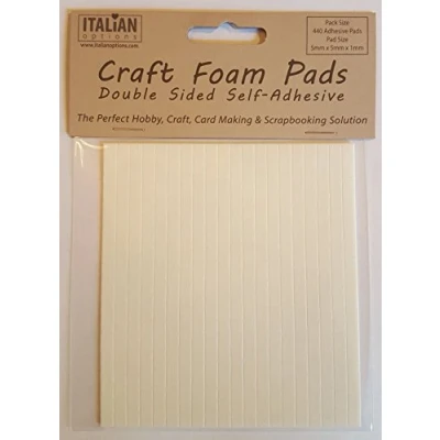 Image of Craft Foam Pads Double Sided Self Adhesive 440 Sheet