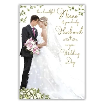 Image of to A Beautiful Niece &amp; Your Lovely Husband Wedding Day Card