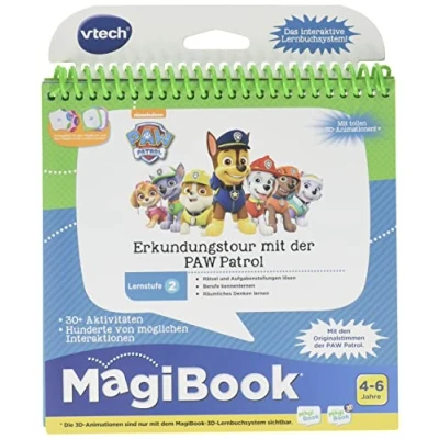 Image of Vtech 80 480204 Lernstufe 2 Erkundungstour mit der PAW Patrol MagiBook Learning Books, Multicoloured