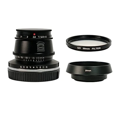 Image of TTArtisan 35mm F1.4 APS C Format Large Aperture Manual Focus Fixed Lens for Canon EOS M Mount Cameras Black