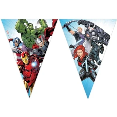 Image of Procos 93875 Marvel Avengers Infinity Stones Triangle Flags in FSC Paper