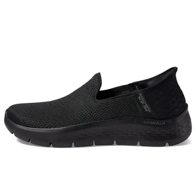 Image of Skechers Women&#039;s Go Walk Flex Slip ins Relish Sneaker, Black, 7.5 UK Wide, (124963W)