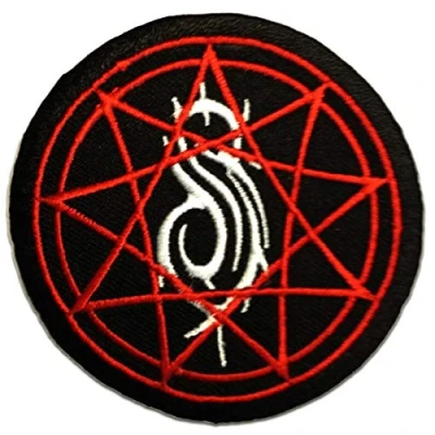 Image of Slipknot Star Logo Iron on Patches Adhesive Emblem Stickers Appliques, Size: 3.03 x inches