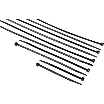 Image of Edison Black Cable Ties 4.8mm Assorted, Pack of 500