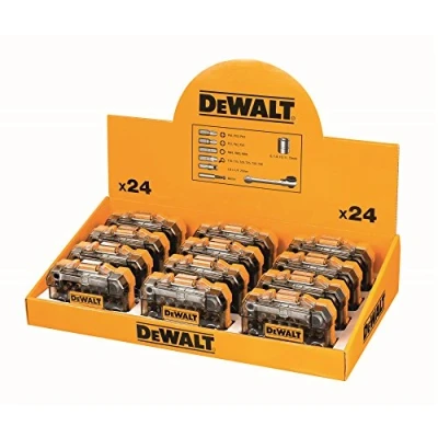 Image of DeWALT DT71516M QZ Counter Display Screwdriver Set 12 x DT71516M, Black/Yellow