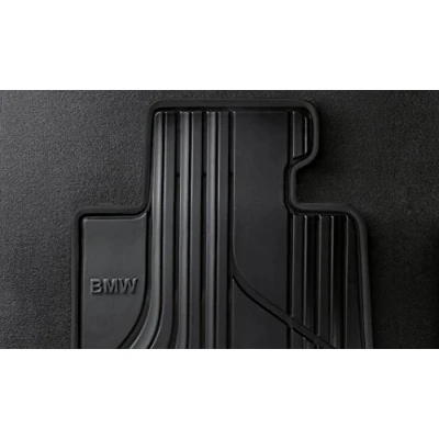 Image of BMW Genuine Front Floor Mats All Weather RHD Anthracite Fits F32 51472285311