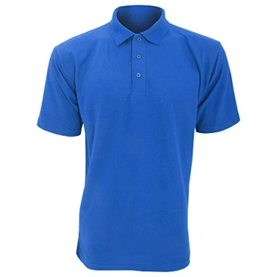 Image of Ultimate Clothing Company Mens Short Sleeve Polo Shirts, Royal Blue, X Large. UCC003