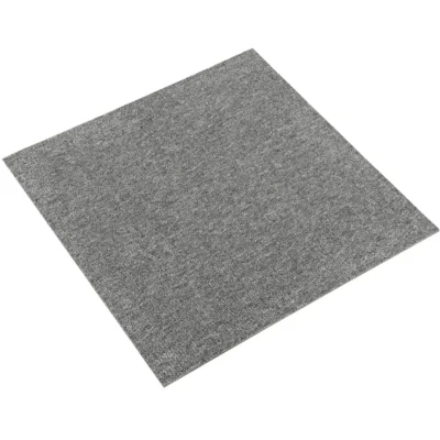Image of vidaXL Carpet Floor Tiles 20 pcs 5 m² 50x50 cm Grey