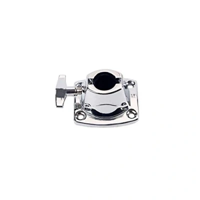 Image of Alnicov Drum Kit Holder Base Plate Tom Cymbal Clamp Musical Instrument Parts Zinc Alloy Mounts Rack Bar，Chrome