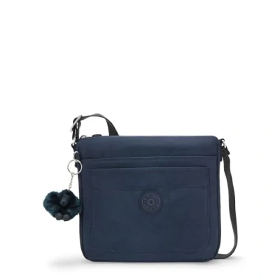Image of Kipling Women&#039;s Sebastian Crossbody Bag, Blue Bleu, 9&quot; L x 8.5&quot; H 1.75&quot; D