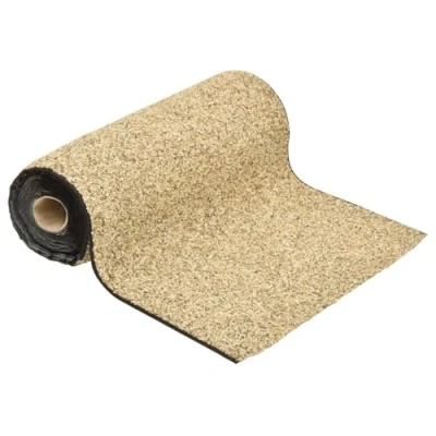Image of vidaXL Stone Liner Natural Sand 100x40cm Durable Nonwoven PP Fleece Pond for Streams and Edges, Garden Landscaping Enhancer