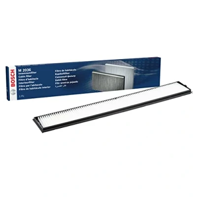 Image of 64311000004, 64318361899, 64319071934, 64319216591 Pollen Filter BOSCH 1 987 432 036 Particulate 660mm 95mm 20mm BMW: 3 Coupe, Convertible