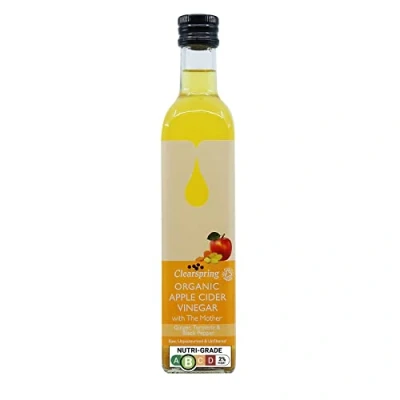 Image of Clearspring Organic Apple Cider Vinegar with the Mother Ginger, Turmeric &amp; Black Pepper