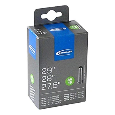 Image of Schwalbe 10430340 Bicycle Inner Tube AV19 40 622 to 60 622, 29 Inches