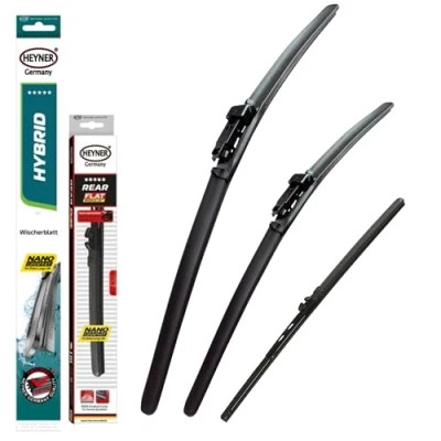 Image of HEYNER Wiper Blades For: Ford Edge 2015 onwards Full Set Hybrid Windscreen Wipers HH2828PT15HRF