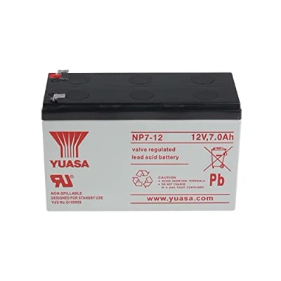 Image of Yuasa NP7 12 Lead Acid Battery 12V, 7Ah