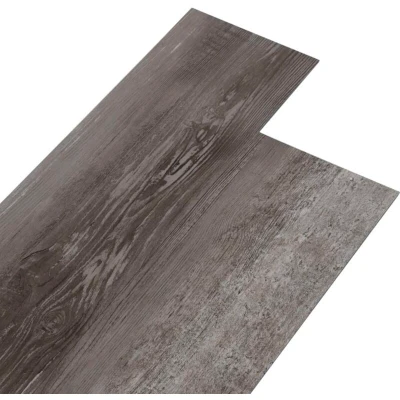 Image of vidaXL PVC Flooring Planks 5.02 m² 2 mm Self adhesive Striped Wood