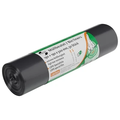 Image of 50 x 15 Litre LDPE Bin Liners Grey