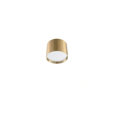 Image of Lindby LED spotlight Nivoria, Ø 12 cm, gold coloured, aluminium
