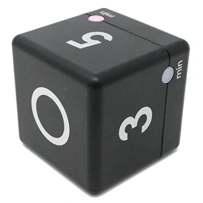 Image of TFA Dostmann Digital Cube Timer, Black, L 60 x B H mm