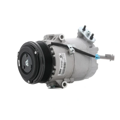 Image of 13124751, 24466996, 93169376, 93190259, 93190582 AC compressor VALEO 813101 CVC 12V PAG 125 R134a with oil NEW ORIGINAL PART
