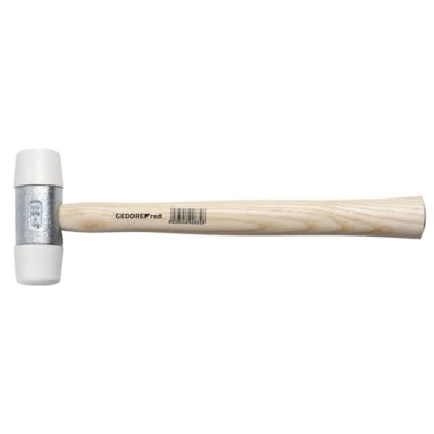 Image of GEDORE Red Nylon Hammer Head Diameter 30 mm with 280 Ash Handle