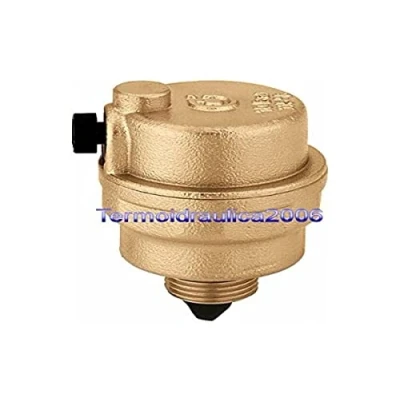 Image of Caleffi 5024 Brass Robocal Bleeder 3/8&quot;