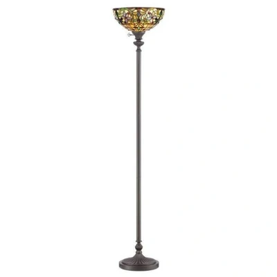 Image of Kami 1 Light Floor Lamp Bronze, E27
