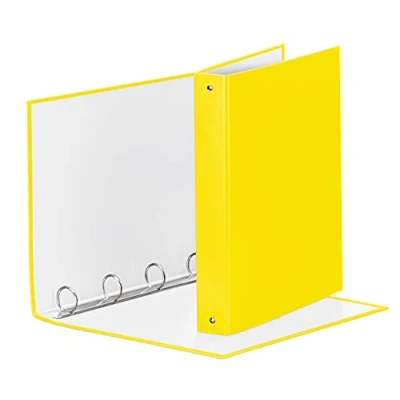 Image of Esselte Ring Binder Dorso 4 cm Giallo VIVIDA