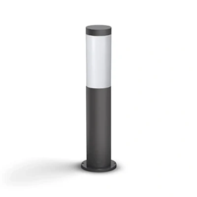 Image of PHILIPS LED Utrecht Outdoor Pedestal Light 20W [Anthracite] Water Resistant IP44, for Garden, Patio and Terrace Lighting.