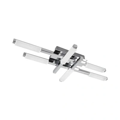 Image of Lindby Ceiling Light &#039;Patrik&#039; (Modern) in Silver Made of Metal for e.g. Bathroom (6 Sources,) from lamp, lamp