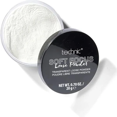 Image of Technic Soft Focus Translucent Loose Powder Silky &amp; Lightweight Matte Fixing Face Absorb Oil, Remove Shine, Set Makeup And Hide Imperfections Fine Lines 20g