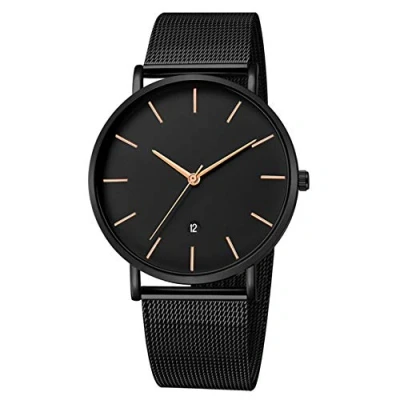 Image of MICGIGI Minimalist Wrist Watch Analog Quartz with Digital Calendar Display Men&#039;s Business