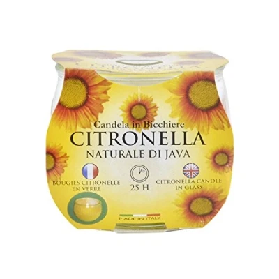 Image of New Prices Citronella Garden Candle in A Glass Jar Approx 25hrs Burn Time