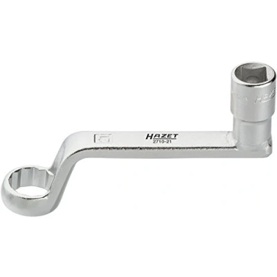 Image of HAZET Fall Adjustment Special Tool (Square 12.5 mm (1/2 inch), External Double Hexagonal Profile 21 mm) 2710