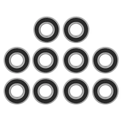 Image of TOPINCN 10Pcs 6900 2Rs Ball Bearing Rubber Sealed Deep Groove Bearings for Skateboards, Inline Skates, Scooters