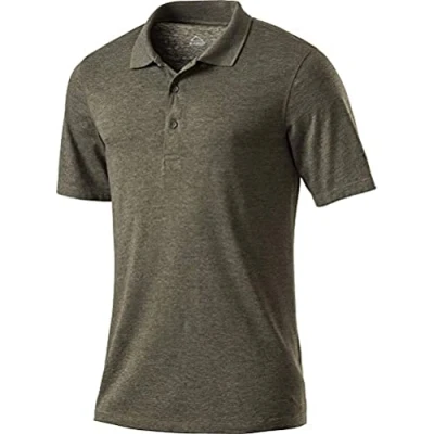 Image of Mckinley Men Pellew Poloshirt Melange/Green Dark, Medium