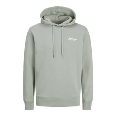 Image of JACK &amp; JONES Men&#039;s Jjbeau Sweat Hood, Iceberg Green, M