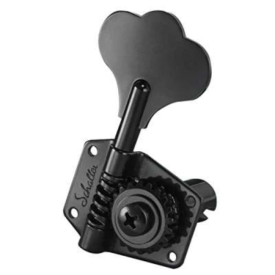 Image of Schaller BM 4l Machine Head Set, black chrome