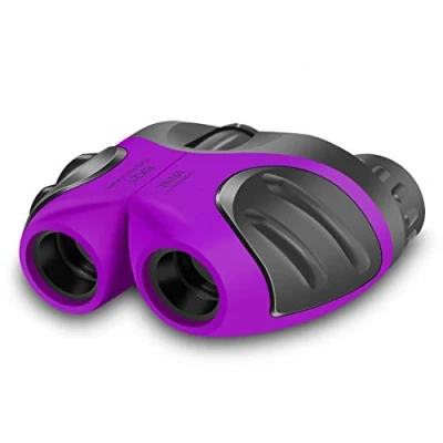 Image of BIBOYELF 3 8 Year Old Girl JMELF&amp;EIFIN Compact Binoculars for Kids Yard toys, Best Gift 4 10 Girls to Watching birds, Telescope Boys Gifts Years Wildife(Purple)