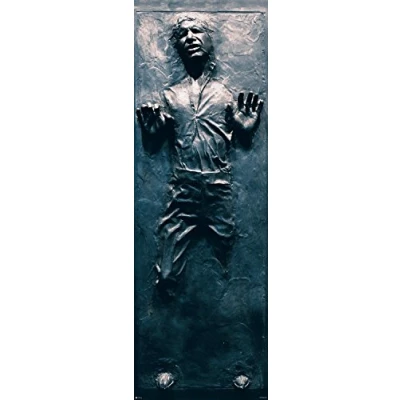 Image of GB eye 53 x 158 cm Star Wars Han Solo Carbonite Door Poster