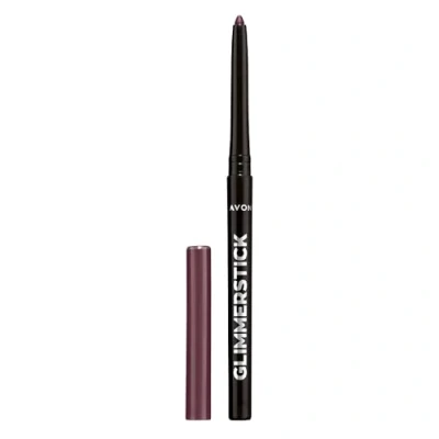 Image of Avon Glimmerstick Eyeliner Majestic Plum, Tug Free, Soft Glide Formula for Bold, Intense and Waterproof Colour