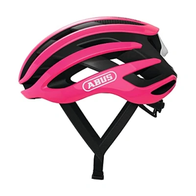 Image of ABUS AirBreaker Racing Bike Helmet High End for Professional Cycling Unisex, Men and Women Pink, Size L