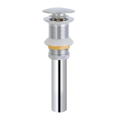 Image of ESFORT Bathroom Sink Drain, Vessel Pop Up Drain Stopper, Assembly Without Overflow, Polished Chrome
