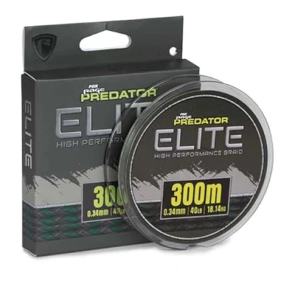 Image of Fox Rage Predator Elite Braid 300 m Braided Fishing Line, Diameter/Load Capacity: 0.34 mm / 18 kg 40 lb