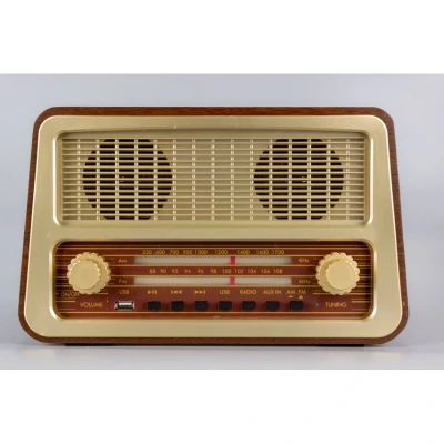 Image of Ravencourt Living One Button Radio Dementia Care Ideal For Those Partially Sighted, Easy To Operate, 30x18.5x16.5cm