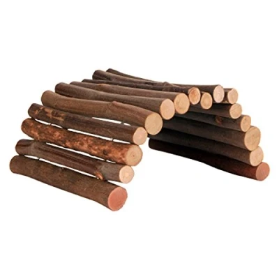 Image of Pet Ting Hamster Guinea Pig Chinchilla Natural Living Wooden Bridge Toy Exercise