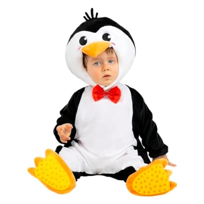 Image of Funidelia Penguin Costume for Babies baby Animals, South Pole Costumes kids, accessory fancy dress &amp; props Halloween, carnival parties Size 12 24 months White