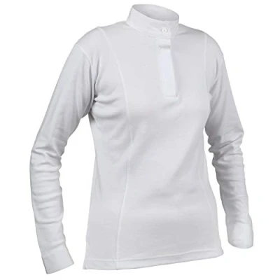 Image of Shires Aubrion Hunting Shirt in White Ladies X Small,